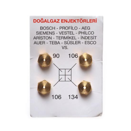Geylani Doğalgaz Ocak Memesi Enjektör Takımı 7 mm